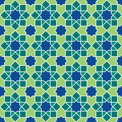 Wall Mural - Ethnic line islamic pattern