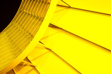 Yellow Radial Bright Yellow Steel Pattern