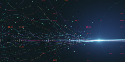 Wall Mural - Big data and volume concept