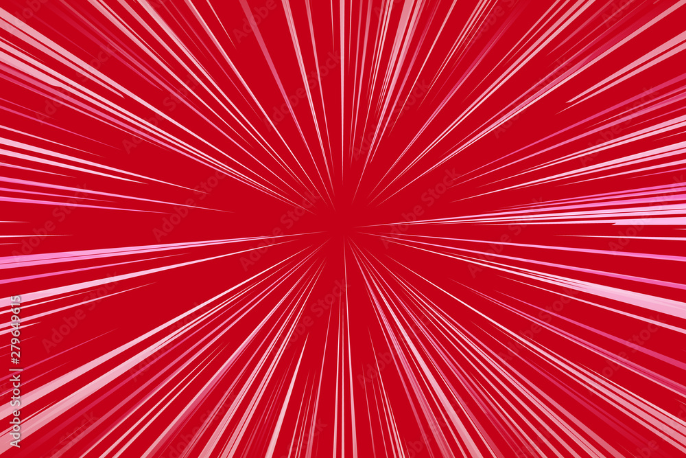 Naklejka ベクターイラスト 背景壁紙 マンガ 集中線 スピード線 放射状 カラー 無料素材 フリー 加速 高速 Background Wallpaper Vector Illustration Design Art Free Freesize Charge Free Effect Line Concentration Line Manga Comic Speed Line Grafinia Pl