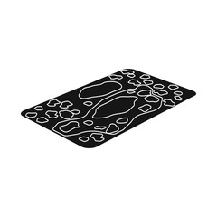 Vector design of golf and field sign. Set of golf and club vector icon for stock.