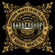 © Roverto - Vintage Barbershop logo