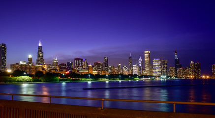 Wall Mural - Chicago skyline