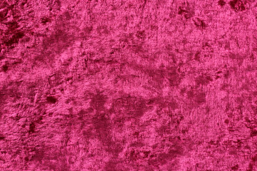 Fabric texture background bright pink Velvet.