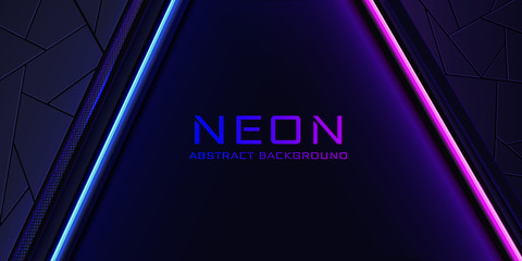 Wall Mural - Abstract neon background 