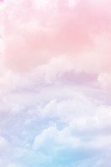 Wall Mural - cloud background with a pastel colour
