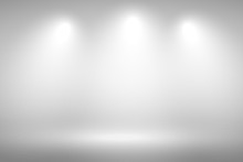 Abstract Gray Background. Grey Gradient Background Blank Trade Show Booth For Designers. Background Empty Room With Space For Your Text And Picture. Vector Eps10