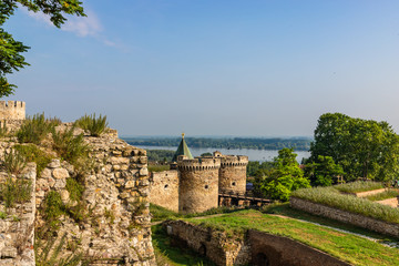 Belgrade fortress and Kalemegdan park in Belgrade, Serbia