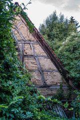 Wall Mural - Schäden am Fachwerkhaus