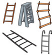 vector set of ladder