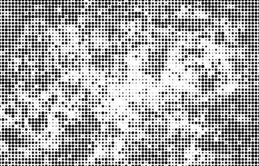 Wall Mural - Abstract halftone wave dotted background. Monochrome texture of dots for printing.