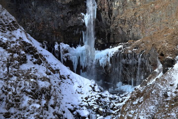 冬の華厳の滝 ( 2月 / 栃木県 日光市 )