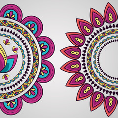 Wall Mural - mandalas floral decoration ornament design