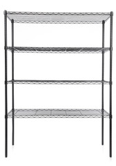 Steel rack isolated on a white background