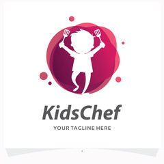 Poster - Kids Chef Logo Design Template