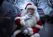 Bad santa claus for Christmas, France.