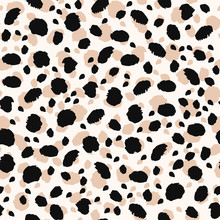 Abstract Leopard Animal Print Seamless Pattern