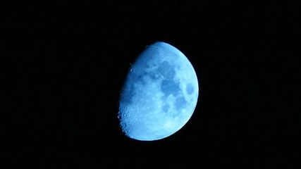 night and blue moon, blue full moon and clouds in the sky,