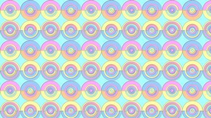 Wall Mural - seamless pattern with circles