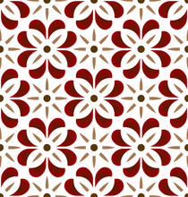 Cute Tile Pattern Vector