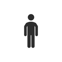 Fototapete - Walk icon template color editable. Walk symbol vector sign isolated on white background. Simple logo vector illustration for graphic and web design.