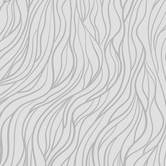 Wall Mural - Hand drawn tangled pattern with waves. Monochrome universal texture. Abstract background. Doodle for your design. Black and white illustration