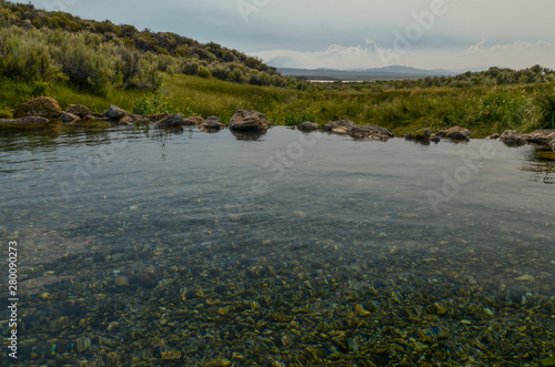 Pond With Crystal Clear Water At Layton Springs On The Eastern