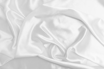 White satin fabric texture background