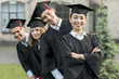 © Freepik - Portrait of group of students celebrating their graduation