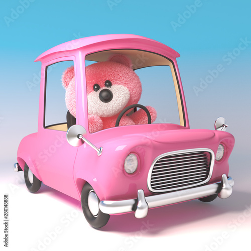 teddy car