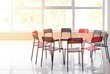 © Pixel-Shot - Empty chairs prepared for group therapy indoors