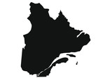 Fototapeta Sawanna - Quebec state map in Canada
