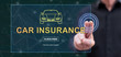 © thodonal - Man touching a car insurance concept