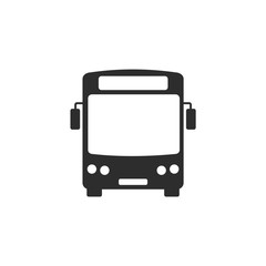 Leinwandbilder - Bus icon template color editable. Modern Transportation symbol vector sign isolated on white background. Simple logo vector illustration for graphic and web design.