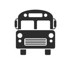 Poster - Bus icon template color editable. Modern Transportation symbol vector sign isolated on white background. Simple logo vector illustration for graphic and web design.