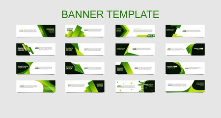 bundle of 15 vector abstract design banner web template.