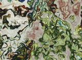 Fototapeta Młodzieżowe - Surreal graphic fractal background. Creative design elements artwork. Digital modern art. Big size print pattern. Multicolored fantasy abstraction. Template for decor unusual production.