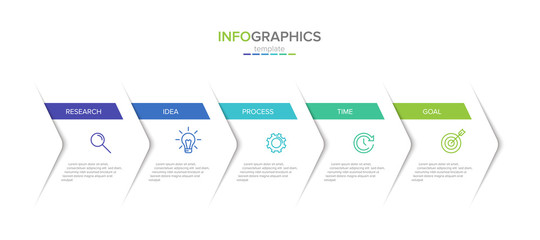 vector infographic label template with icons. 5 options or steps. infographics for business concept.