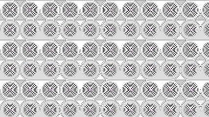 Poster - abstract seamless background with circles