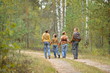 © aletia2011 - Portrait of family of four in park