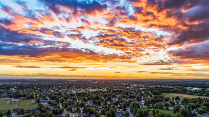 Wall Mural - Golden Hour Sunset