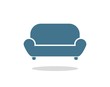 Creative design of sofa illustration