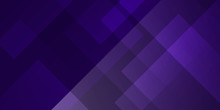 Abstract Dark Violet Background Square Shapes In Transparent Design