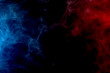 © 168 Studio - Red fire versus blue ice abstract background texture