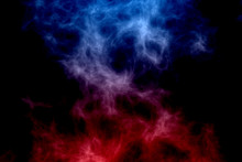 Red Fire Versus Blue Ice Abstract Background Texture
