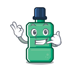 Canvas Print - Call me mouthwash above the a sink mascot