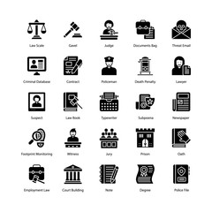 Law And Justice Icons Pack