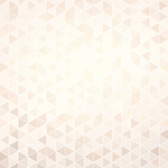 Sticker - Geometric pattern on bright light rosy background. Tiles crystal mosaic wallpaper. Pastel subtle trend.