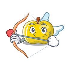 Poster - Cupid yellow apple the slices cartoon shape