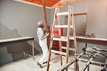 Rebuilding a garage in  a retro vintage style.